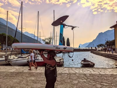 Experience at Torbole on Lake Garda , Italy
