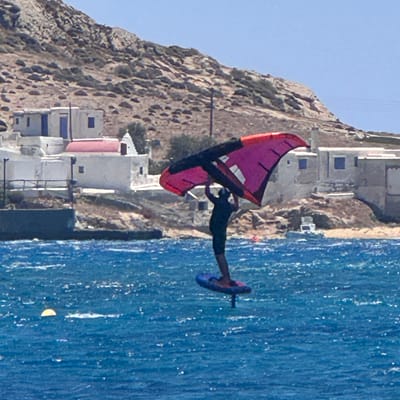 Experience at Paralia Korfos , Mikonos , Grece