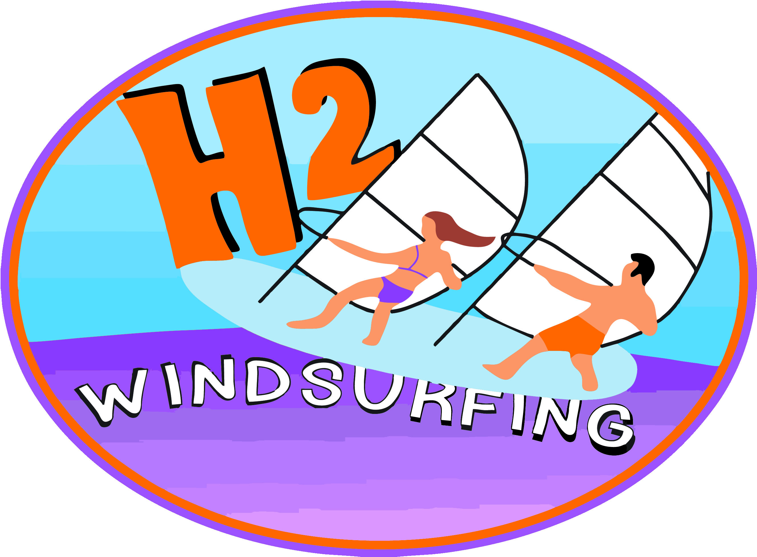 H2 Windsurfing logo